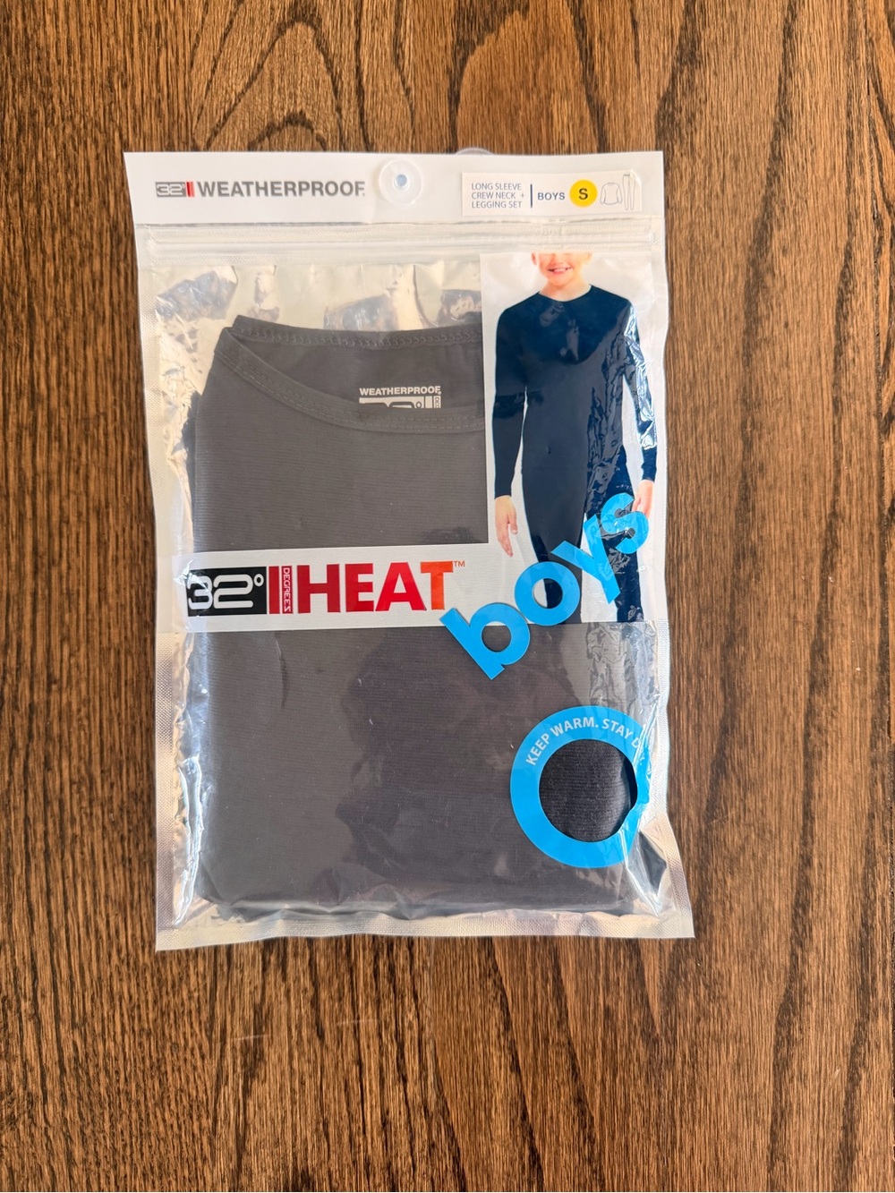 New * Boys 32 Degrees Weatherproof Heat Long Sleeve Crew Neck and Legging Set